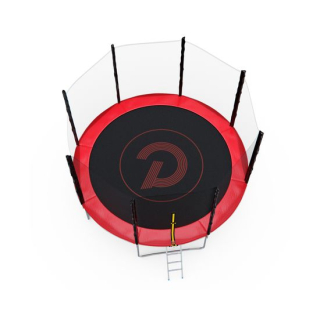 Батут с сеткой DFC PELPO 12ft с лестницей, RED