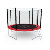 Батут с сеткой DFC PELPO 12ft с лестницей, RED