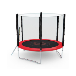 Батут с сеткой DFC PELPO 8ft с лестницей, RED