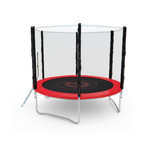 Батут с сеткой DFC PELPO 8ft с лестницей, RED