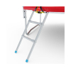 Батут с сеткой DFC PELPO 8ft с лестницей, RED