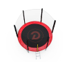 Батут с сеткой DFC PELPO 8ft с лестницей, RED