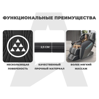 Накидка на массажное кресло RELAXASTAR PROTECT-B Антрацит