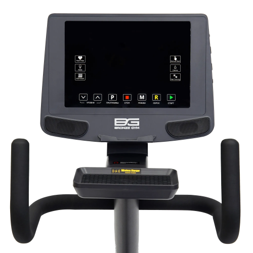 Велотренажер горизонтальный с генератором профессиональный BRONZE GYM R1000M PRO TURBO (new)