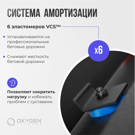 Беговая дорожка домашняя OXYGEN FITNESS RunUp REVERB