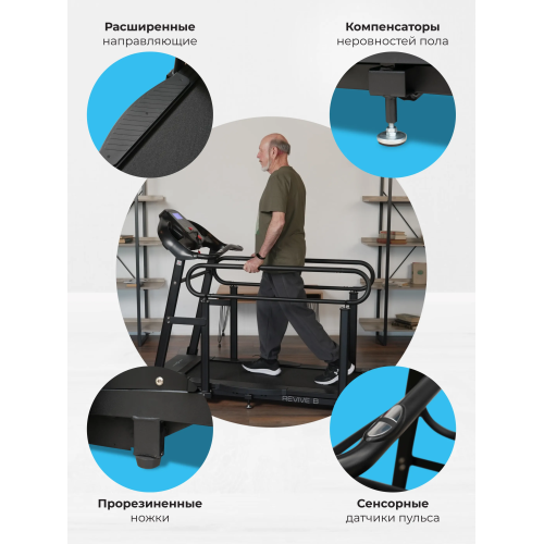 Беговая дорожка для реабилитации домашняя OXYGEN FITNESS REVIVE B