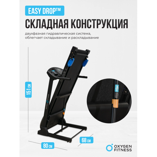 Беговая дорожка реабилитационная домашняя OXYGEN FITNESS REVIVE C