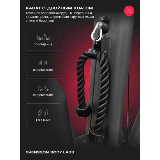 Силовой комплекс полукоммерческий SVENSSON BODY LABS RIGEL PLUS PRO