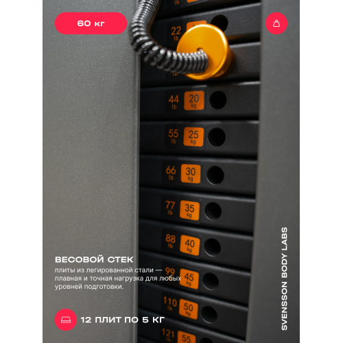 Силовой комплекс полукоммерческий SVENSSON BODY LABS RIGEL PRO