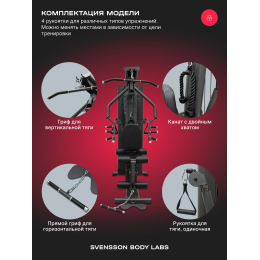 Силовой комплекс полукоммерческий SVENSSON BODY LABS RIGEL PRO