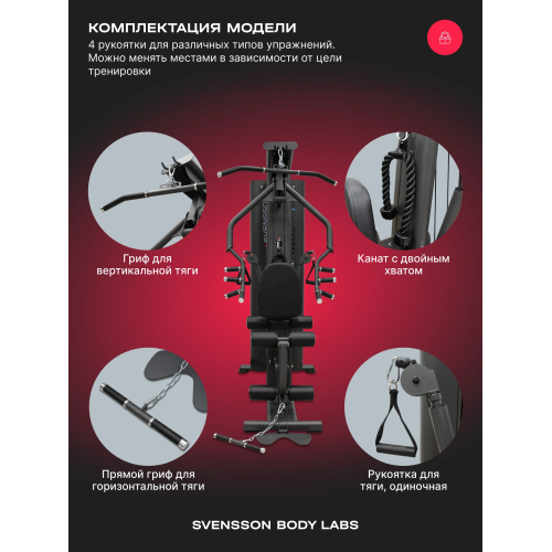 Силовой комплекс полукоммерческий SVENSSON BODY LABS RIGEL PRO