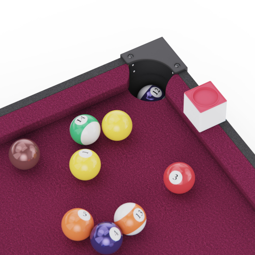 Игровой стол - бильярд DFC 20" 51 x 31 см