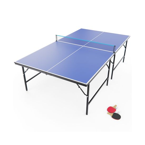 Теннисный стол DFC RQ24002, размер по стандарту ITTF 274 x 152, с сеткой и ракетками