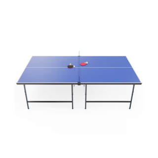 Теннисный стол DFC RQ24002, размер по стандарту ITTF 274 x 152, с сеткой и ракетками