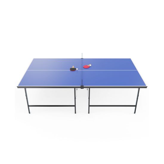 Теннисный стол DFC RQ24002, размер по стандарту ITTF 274 x 152, с сеткой и ракетками