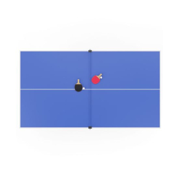 Теннисный стол DFC RQ24002, размер по стандарту ITTF 274 x 152, с сеткой и ракетками