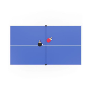 Теннисный стол DFC RQ24002, размер по стандарту ITTF 274 x 152, с сеткой и ракетками