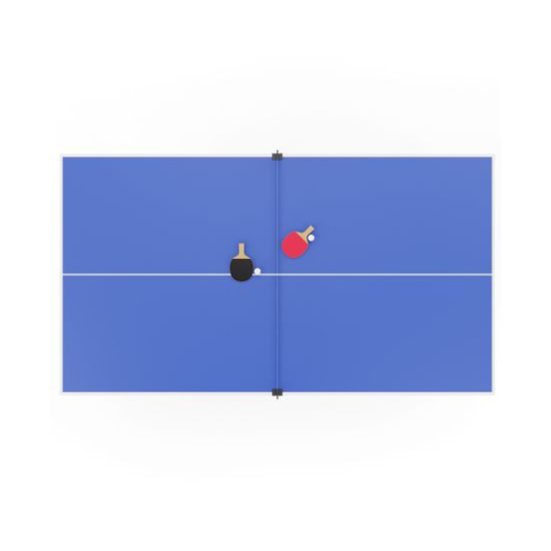 Теннисный стол DFC RQ24002, размер по стандарту ITTF 274 x 152, с сеткой и ракетками