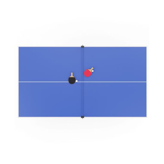Теннисный стол DFC RQ24002, размер по стандарту ITTF 274 x 152, с сеткой и ракетками
