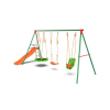 Детский комплекс DFC MULTIPLAY качели: верёвочные, для малышей, гнездо; горка
