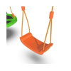 Детский комплекс DFC MULTIPLAY качели: верёвочные, для малышей, гнездо; горка