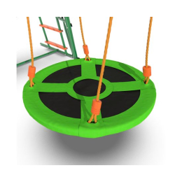 Детский комплекс DFC MULTIPLAY качели: верёвочные, для малышей, гнездо; горка