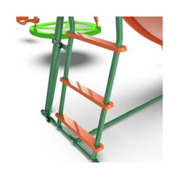 Детский комплекс DFC MULTIPLAY качели: верёвочные, для малышей, гнездо; горка