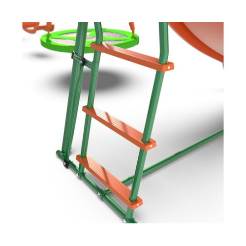 Детский комплекс DFC MULTIPLAY качели: верёвочные, для малышей, гнездо; горка