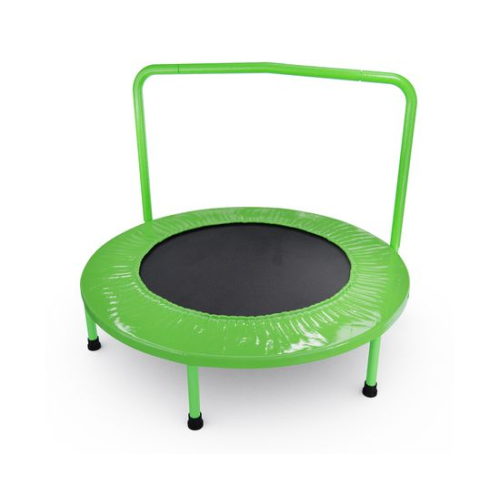 Батут с поручнем DFC JUMPFIT 36'' зеленый