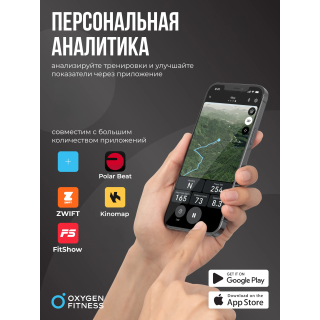 Нагрудный датчик пульса OXYGEN FITNESS SENSE PRO(bluetooth)