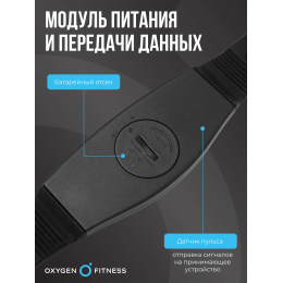 Нагрудный датчик пульса OXYGEN FITNESS SENSE PRO(bluetooth)