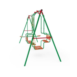 Детский комплекс DFC качели: планер, лодка и верёвочные