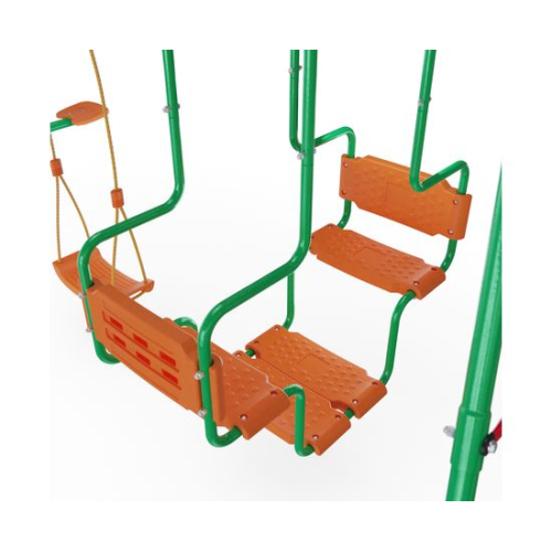 Детский комплекс DFC качели: планер, лодка и верёвочные