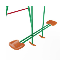 Детский комплекс DFC качели: планер, лодка и верёвочные