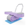 Тренажёр для пресса AB Roller SND-P фиолетовый с ковриком 34 х 17 x 0.6 cм