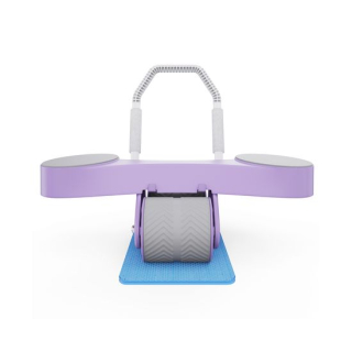 Тренажёр для пресса AB Roller SND-P фиолетовый с ковриком 34 х 17 x 0.6 cм