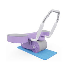 Тренажёр для пресса AB Roller SND-P фиолетовый с ковриком 34 х 17 x 0.6 cм
