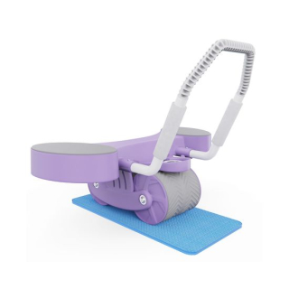 Тренажёр для пресса AB Roller SND-P фиолетовый с ковриком 34 х 17 x 0.6 cм
