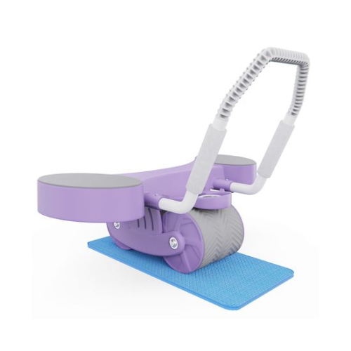Тренажёр для пресса AB Roller SND-P фиолетовый с ковриком 34 х 17 x 0.6 cм