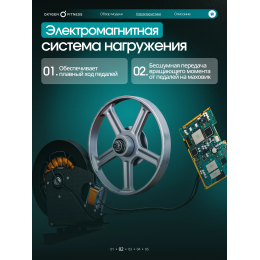 Эллиптический тренажер домашний OXYGEN FITNESS SONOMA