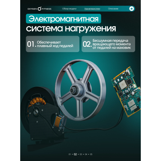 Эллиптический тренажер домашний OXYGEN FITNESS SONOMA