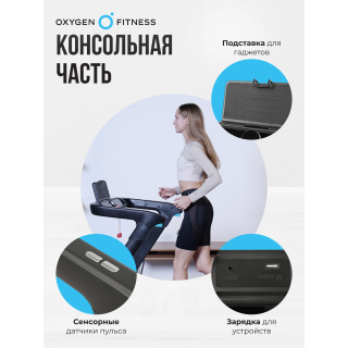 Беговая дорожка домашняя OXYGEN FITNESS SPEEDSTER