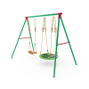 Детский комплекс DFC качели: верёвочные и гнездо