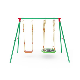Детский комплекс DFC качели: верёвочные и гнездо