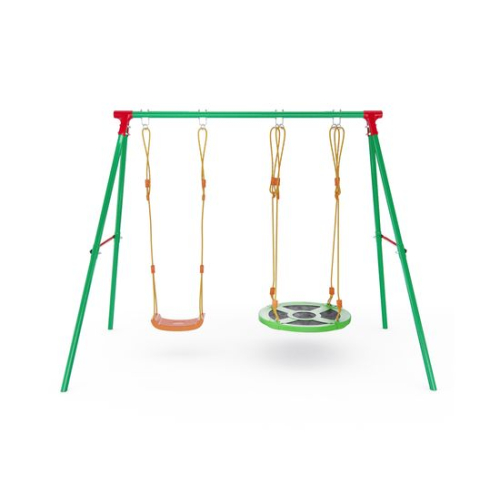 Детский комплекс DFC качели: верёвочные и гнездо
