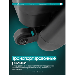 Беговая дорожка домашняя OXYGEN FITNESS STRIDE (черный)