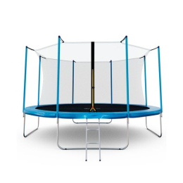 Батут каркасный с сеткой DFC Kondition 14 ft с лестницей