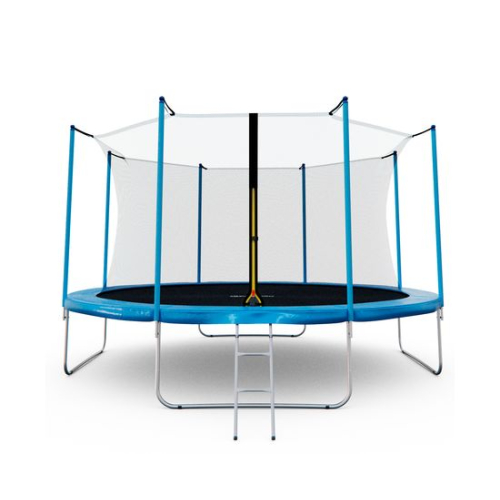 Батут каркасный с сеткой DFC Kondition 14 ft с лестницей