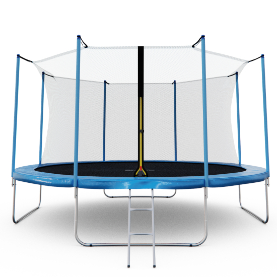 Батут каркасный с сеткой DFC Kondition 14 ft с лестницей