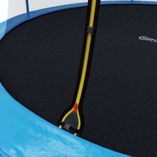 Батут каркасный с сеткой DFC Kondition 16 ft с лестницей ( 2 короба )